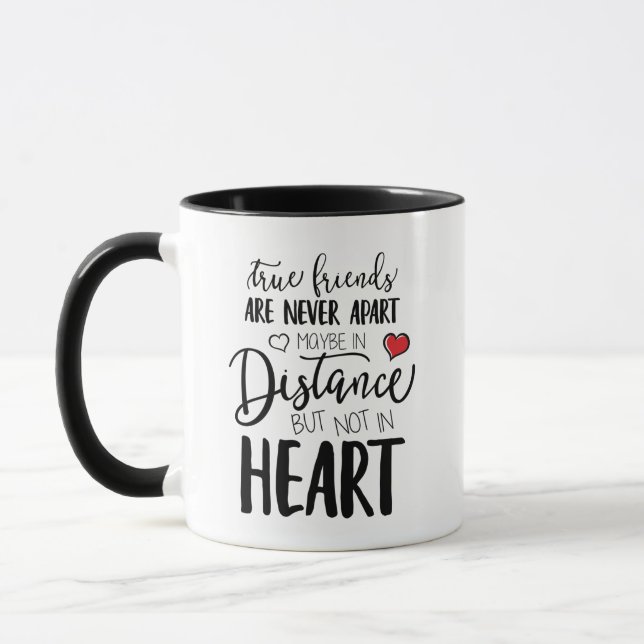 Wahre Freunde sind nie dabei Tasse (Links)