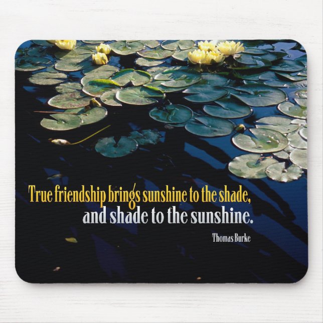 Wahre Freundschaft Mousepad (Vorne)