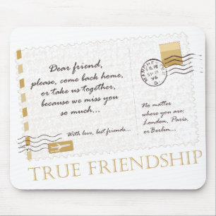 Wahre Freundschaft Mousepad