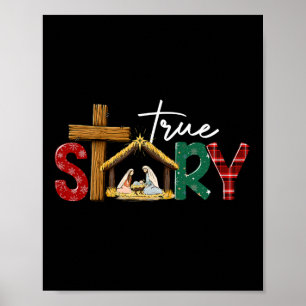 Wahre Geschichte Weihnachten Jesus Christus Kathol Poster