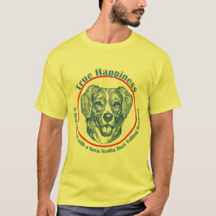 Wahre Glück-Neuschottland-Enten-läutender T-Shirt