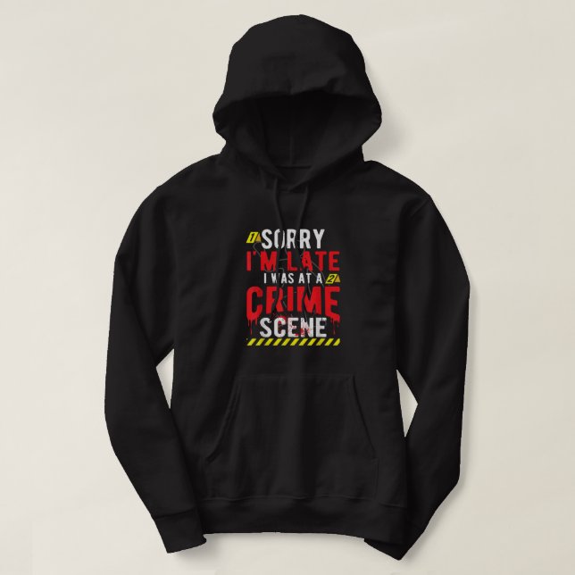 Wahre Kriminalitätsforschung Hoodie (Design vorne)