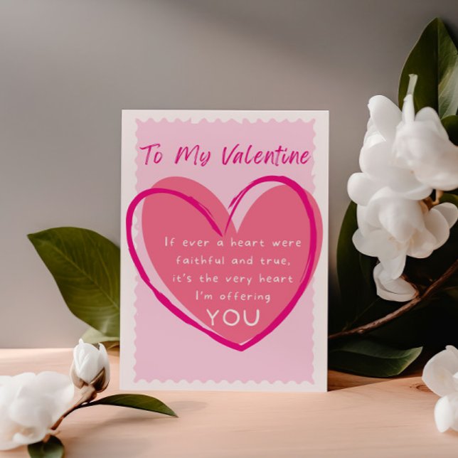 Wahre Liebe am Valentinstag Postkarte (Von Creator hochgeladen)