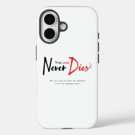 Wahre Liebe die nie iPhone 16 Hülle