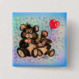 Wahre Liebe - Niedlich Button