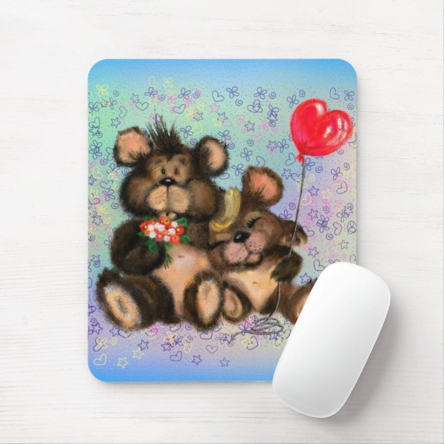 Wahre Liebe - Niedlich Mousepad (Mit Mouse)