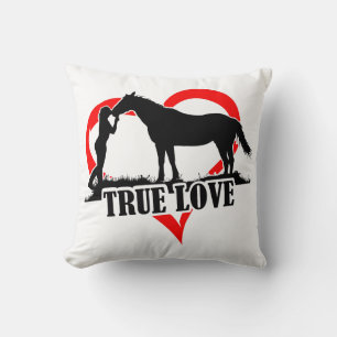 Wahre Liebe (Pferd) Kissen