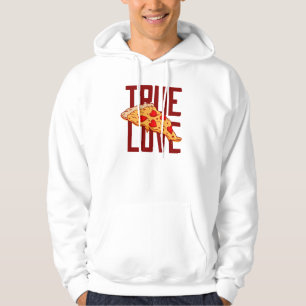 wahre Liebe Pizza Herz Valentinstag Hoodie