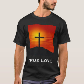 Wahre Liebe - Schwarzes T-Shirt