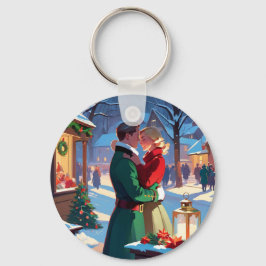 Wahre Liebe zu Weihnachten - Schlüsselkette Schlüsselanhänger