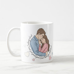 Wahre Liebeszitat-Brautjungfer-Tasse – Romantische Kaffeetasse