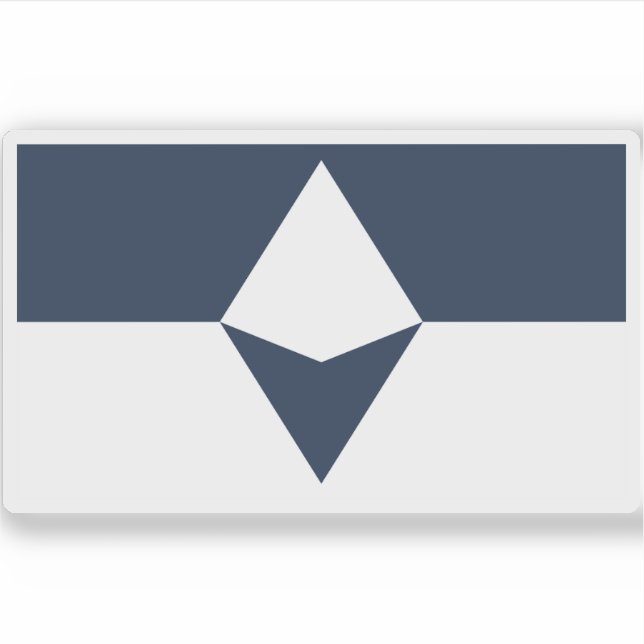 Wahre Südantarktische Flagge Aufkleber (Vorderseite)
