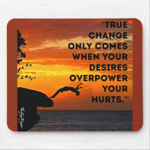 "Wahre Veränderung" Mousepad