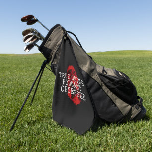 Wahre Verbrecherpodcast besessen Golfhandtuch