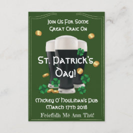 Wahren Iren-St Patrick Tageseinladungen Einladung