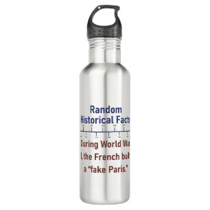 Während des Ersten Weltkrieges baute das Französis Edelstahlflasche
