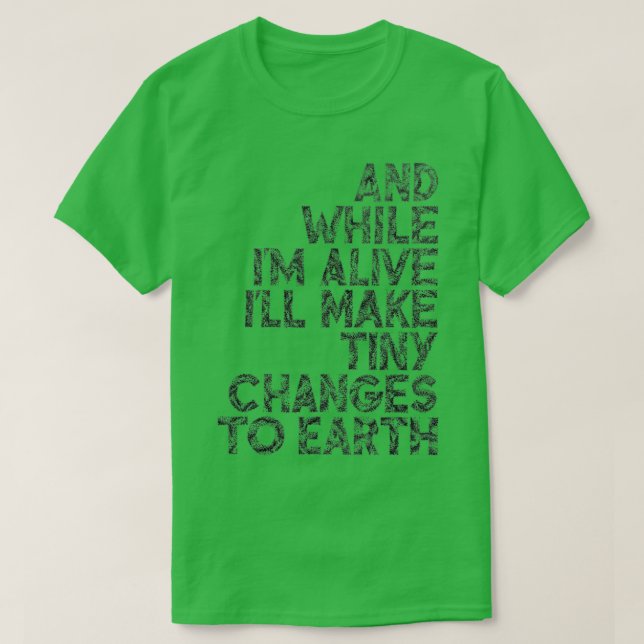 Während ich lebe - ein ängstliches Kaninchen T-Shirt (Design vorne)