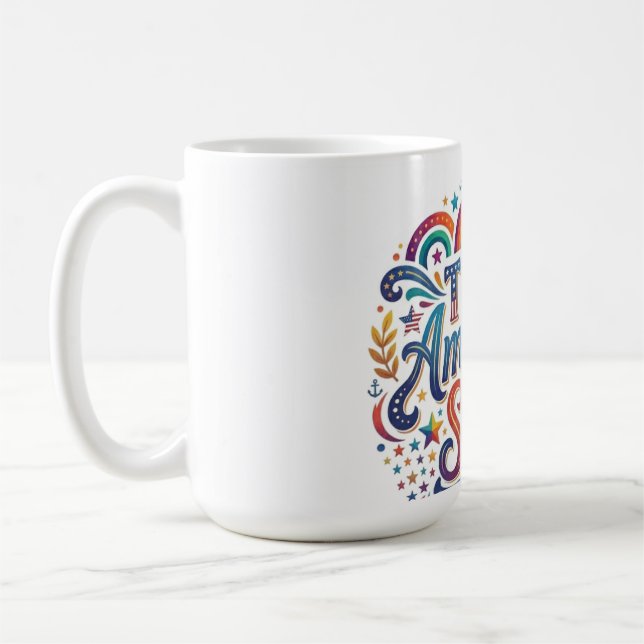 Wahrer Amerikanischer Geist Kaffeetasse (Links)