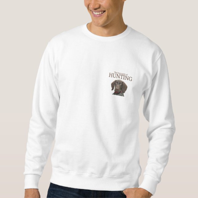 Wahrer Geist des glatten Graubären von Jagd Sweatshirt (Vorderseite)
