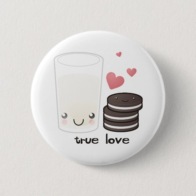 Wahrer Liebe-Knopf Button (Vorderseite)