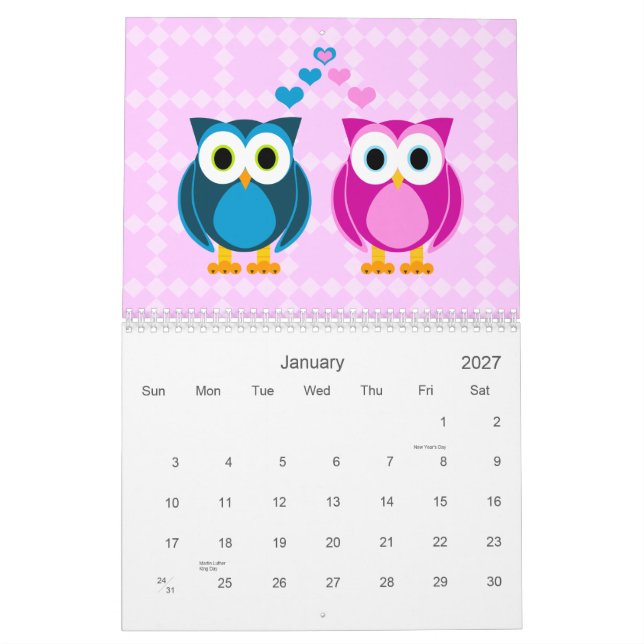 Wahrer Wandkalender der Liebe-2011 (Jan 2027)