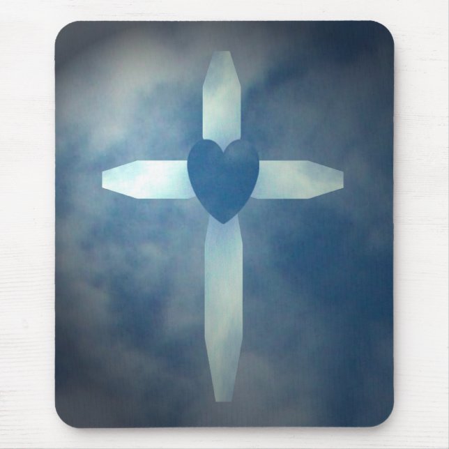 Wahres Blau Mousepad (Vorne)