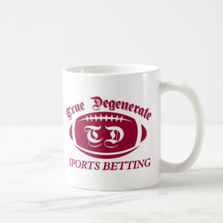 Wahres degeneriertes Sport-Wetten Kaffeetasse