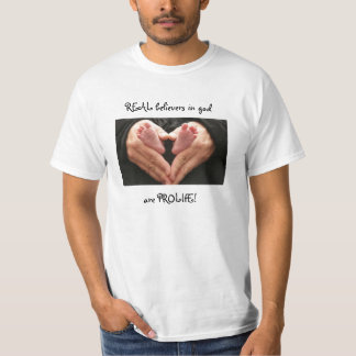WAHRES GEGEN DIE ABTREIBUNG T-Shirt