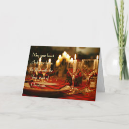 Wahres Geist-Weihnachten Feiertagskarte