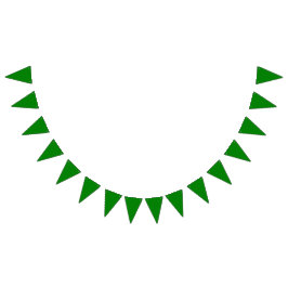 Wahres Grün Wimpelkette