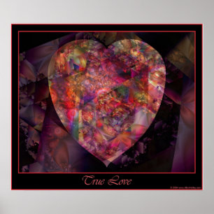 Wahres Liebeplakat Poster