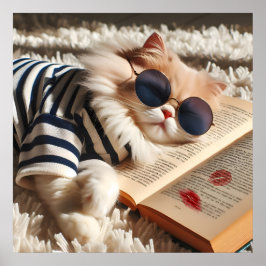 Wahres Liebesbuch. Romantischer Lebensstil Poster