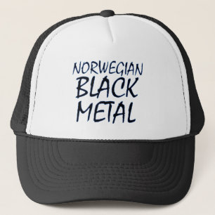 Wahres norwegisches schwarzes Metall Truckerkappe