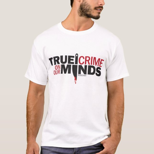 Wahres Verbrechen an unseren Minds-Männern T-Shirt (Vorderseite)