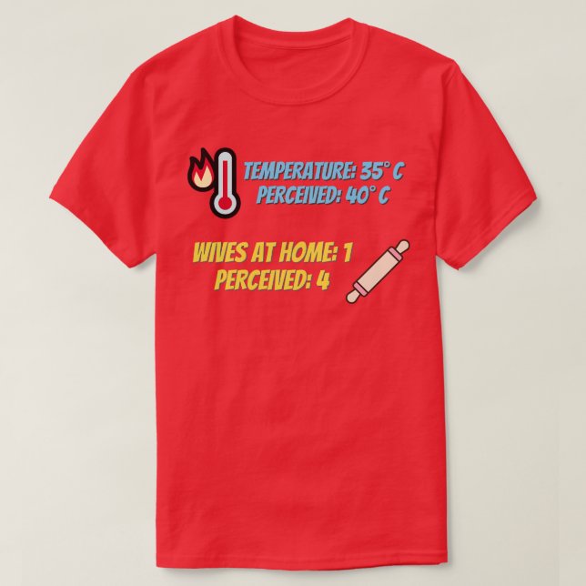 wahrgenommene Ehefrauen T-Shirt (Design vorne)