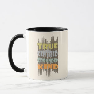 Wahrhaft zentrierte geerdete freundliche Pastell-A Tasse