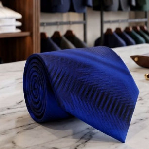 Wahrhaftig Blaue Futuristische Abstrakte Diagonale Krawatte