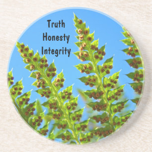 Wahrheit Ehrlichkeit Integrity trinken Coaster Gre Untersetzer