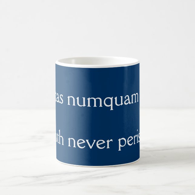 Wahrheit geht nie um - Zitat von Seneca Kaffeetasse (Mittel)