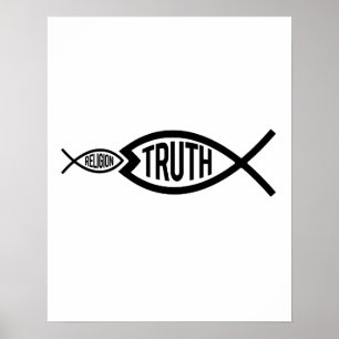 Wahrheit ist größer als Religion Poster