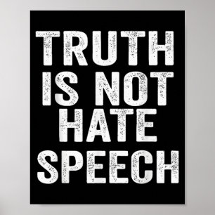 Wahrheit ist keine Hassrede  Poster