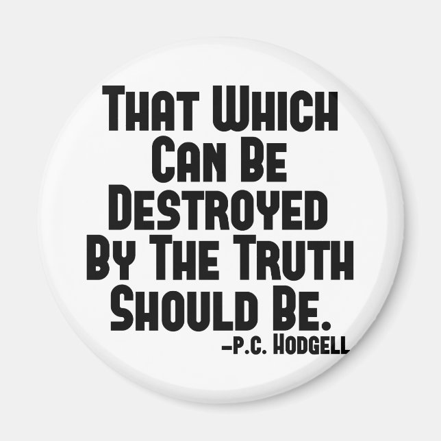 Wahrheit schmerzt magnet (Vorne)