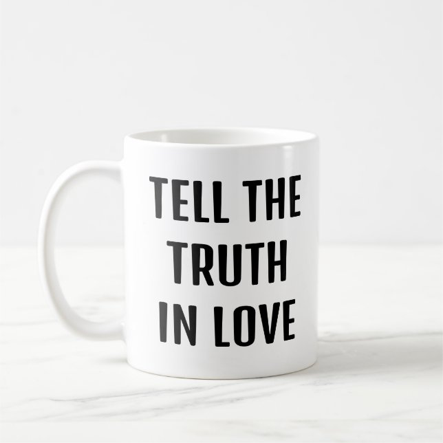 Wahrheit über die Nacktheit, die Wahrheit in der L Kaffeetasse (Links)