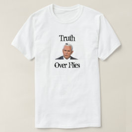 Wahrheit über Fliegen, weiß T-Shirt