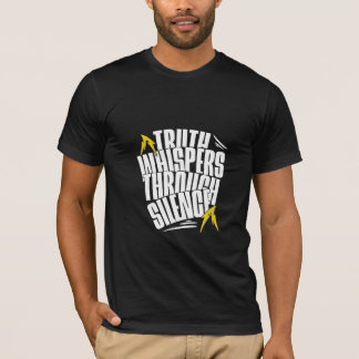 Wahrheit wirft durch Stille Zitat T-Shirt