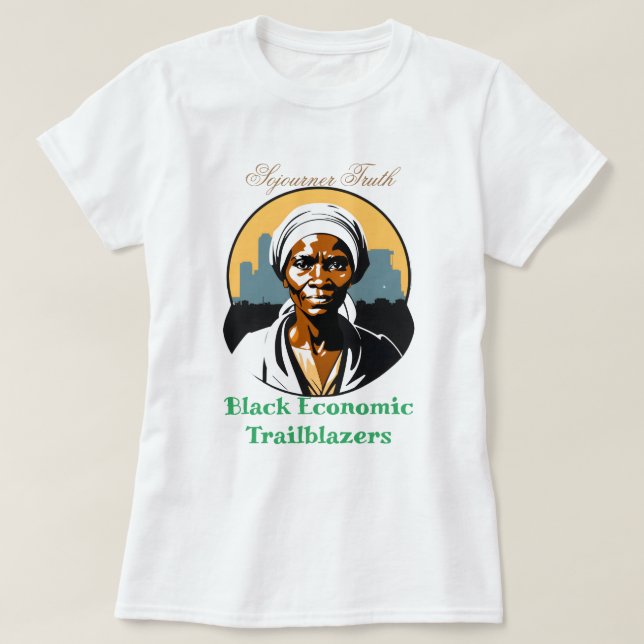 Wahrheitsgehalt der Bürger - schwarze Wirtschaftsp T-Shirt (Design vorne)