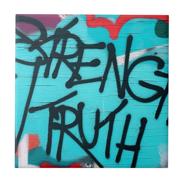 Wahrheitsstärke Fliese (Vorderseite)