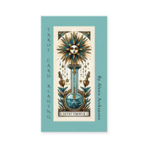Wahrsage-Tarotkarten-Lesegeschäftskarte