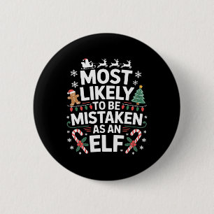 Wahrscheinlich als Elf-Weihnachten verkannt Button