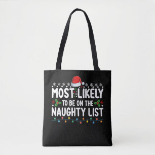 Wahrscheinlich auf der unartigen Liste Weihnachten Tasche